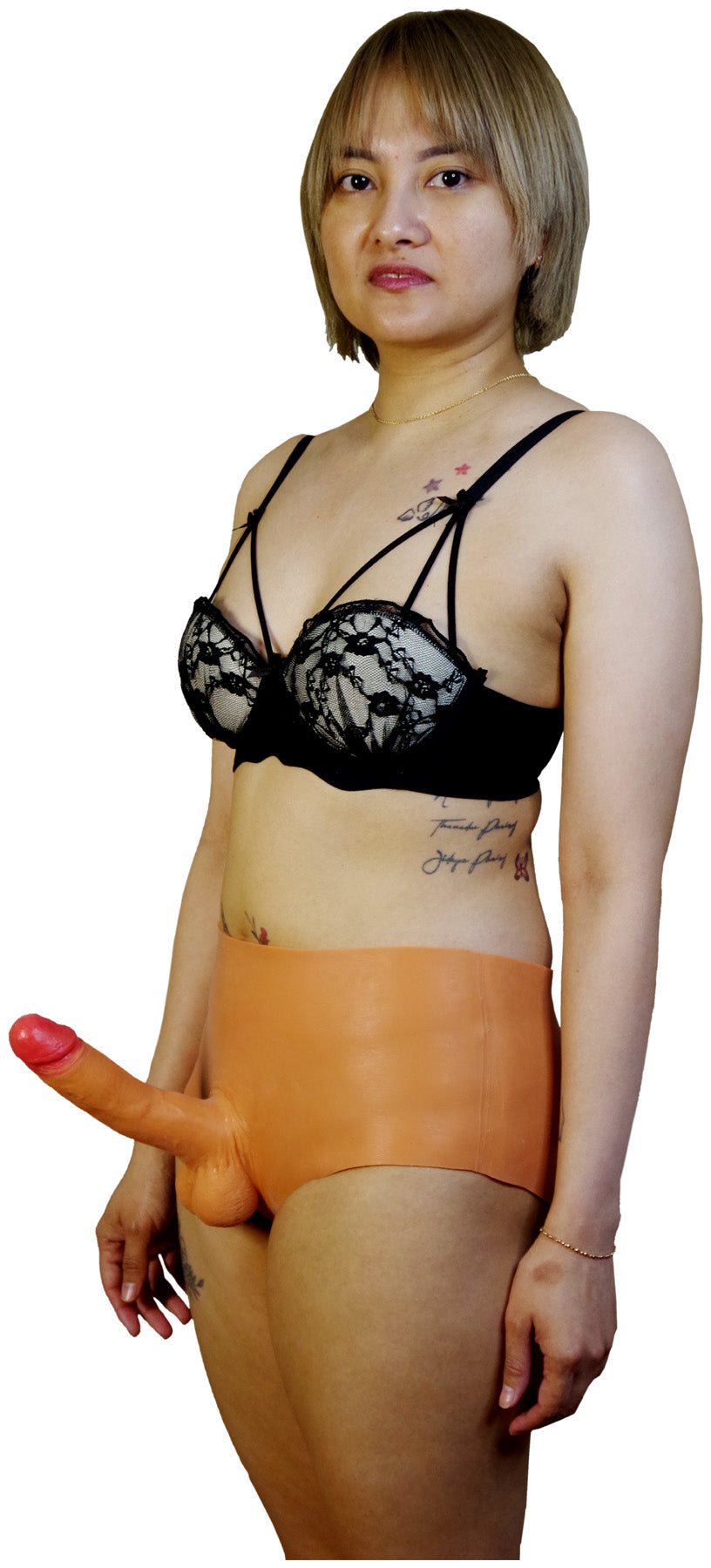 PENIS PANTS - BROWN / BEIGE