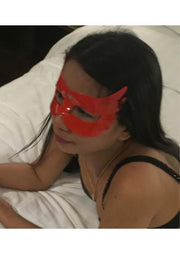 Soft Plastic Mask in Red or Black