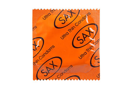 Sax Ultra Thin Condoms 53mm -  Clip Lock Bag of 144