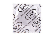 Sax Black Coloured Regular Condoms 53mm -  Clip Lock Bag of 144